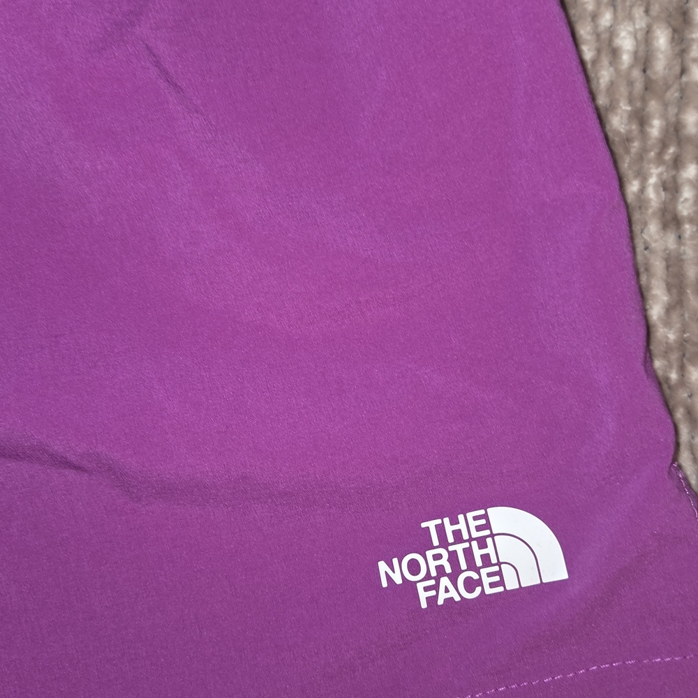 The North Face Women's Dark Pink Shorts - Picture 2 of 6